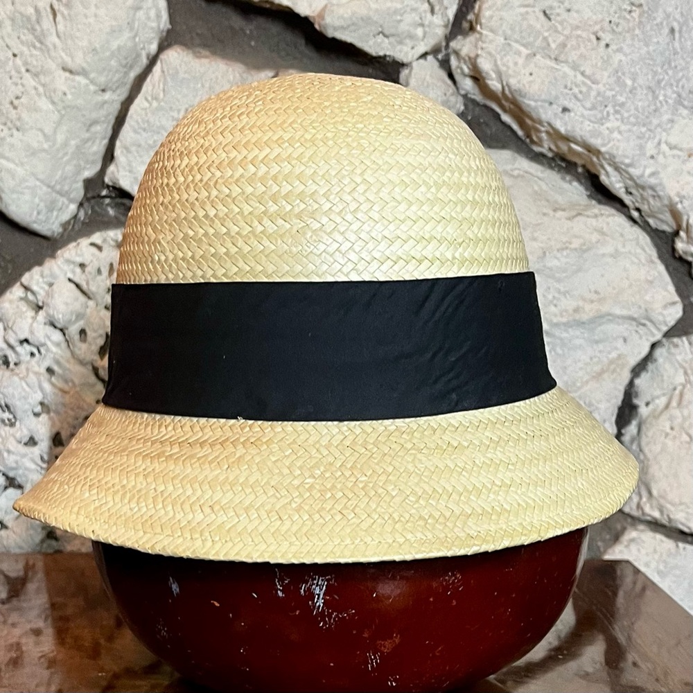 Nwot H&M Straw Cloche Hat Women’s